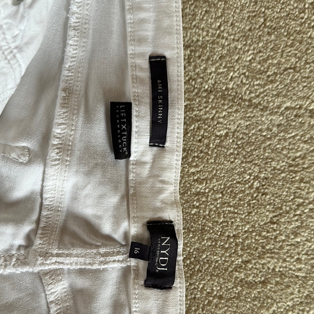 NYDJ AMI Skinny with lift tuck technology Women's White Jeans - Picture 4 of 4